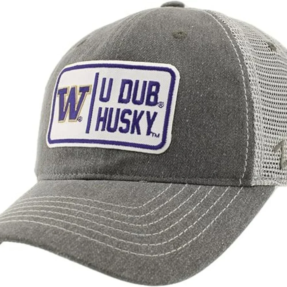 Zephyr NCAA Washington Huskies Dawgs Grey Snapback Cap Hat